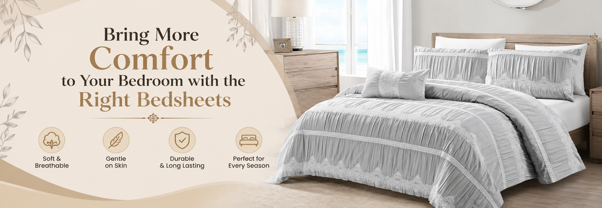 Bring More Comfort to Your Bedroom with the Right Bedsheets