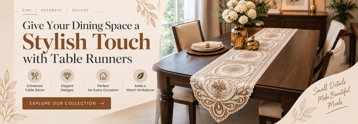 Give Your Dining Space a Stylish Touch with Table Runners