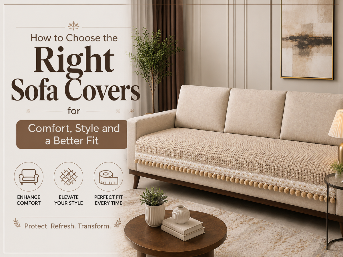How to Choose the Right Sofa Covers for Comfort, Style and a Better Fit
