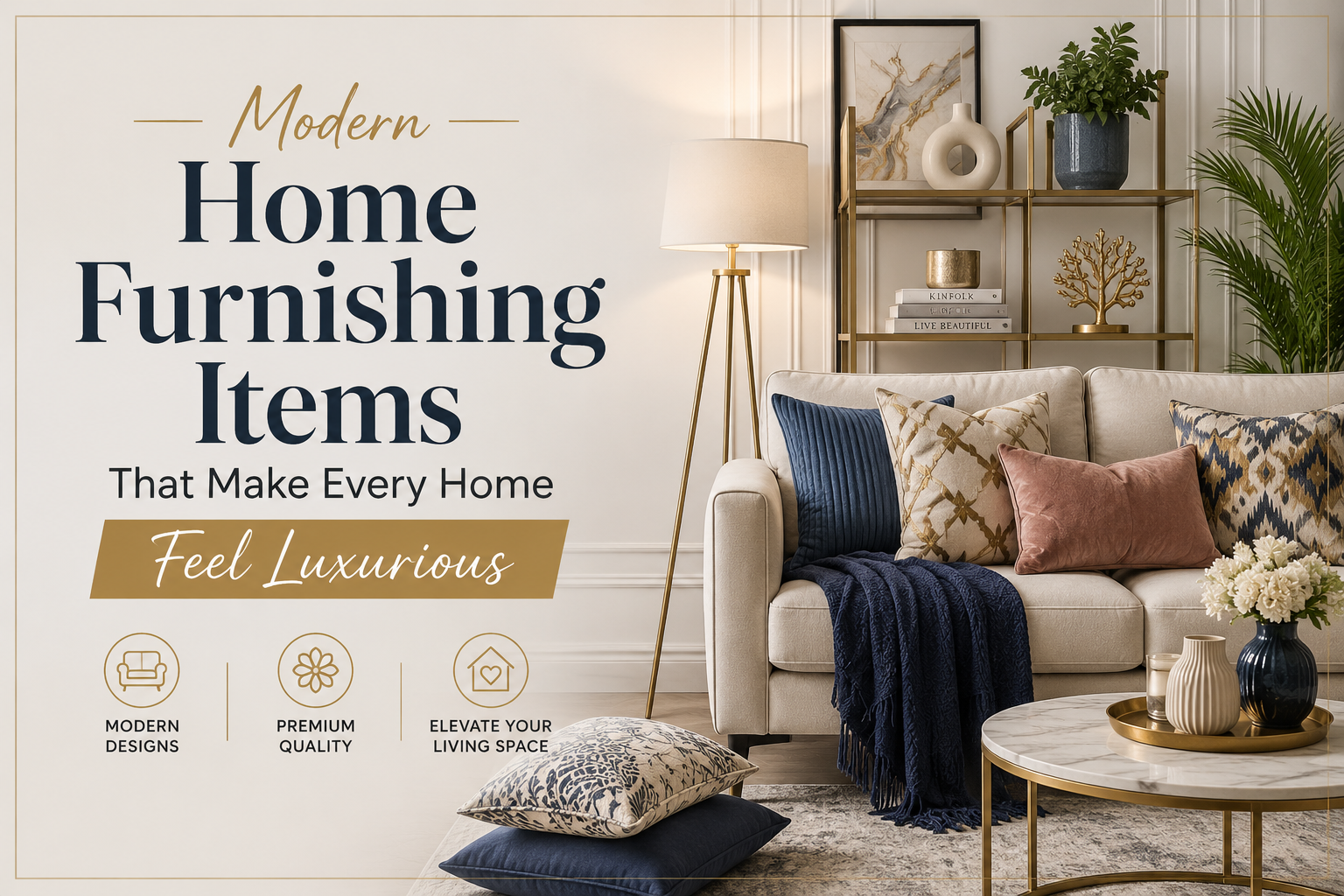 Modern Home Furnishing Items That Make Every Home Feel Luxurious