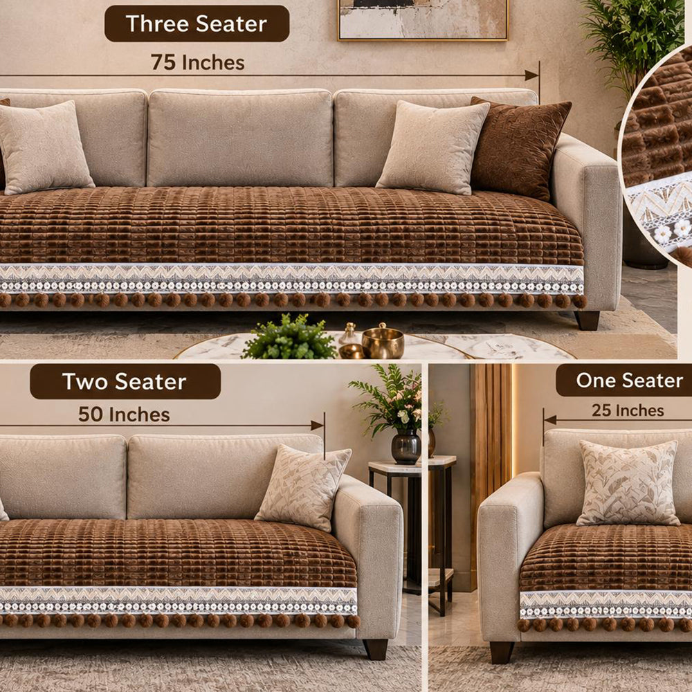 Iris sofa seat cover Coffee