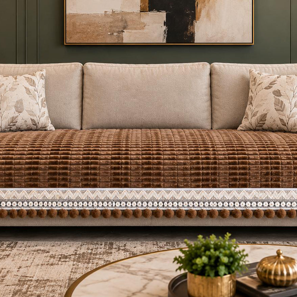 Iris sofa seat cover Coffee