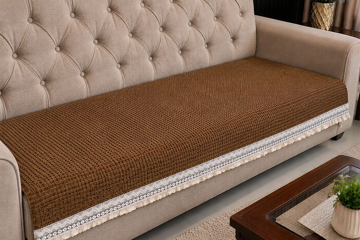 Olivia Coffee Sofa Cover
