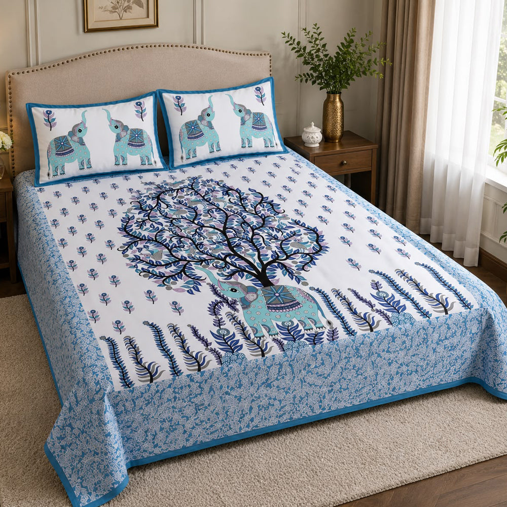 Neel Gajraj Heritage Printed Cotton Bedsheet