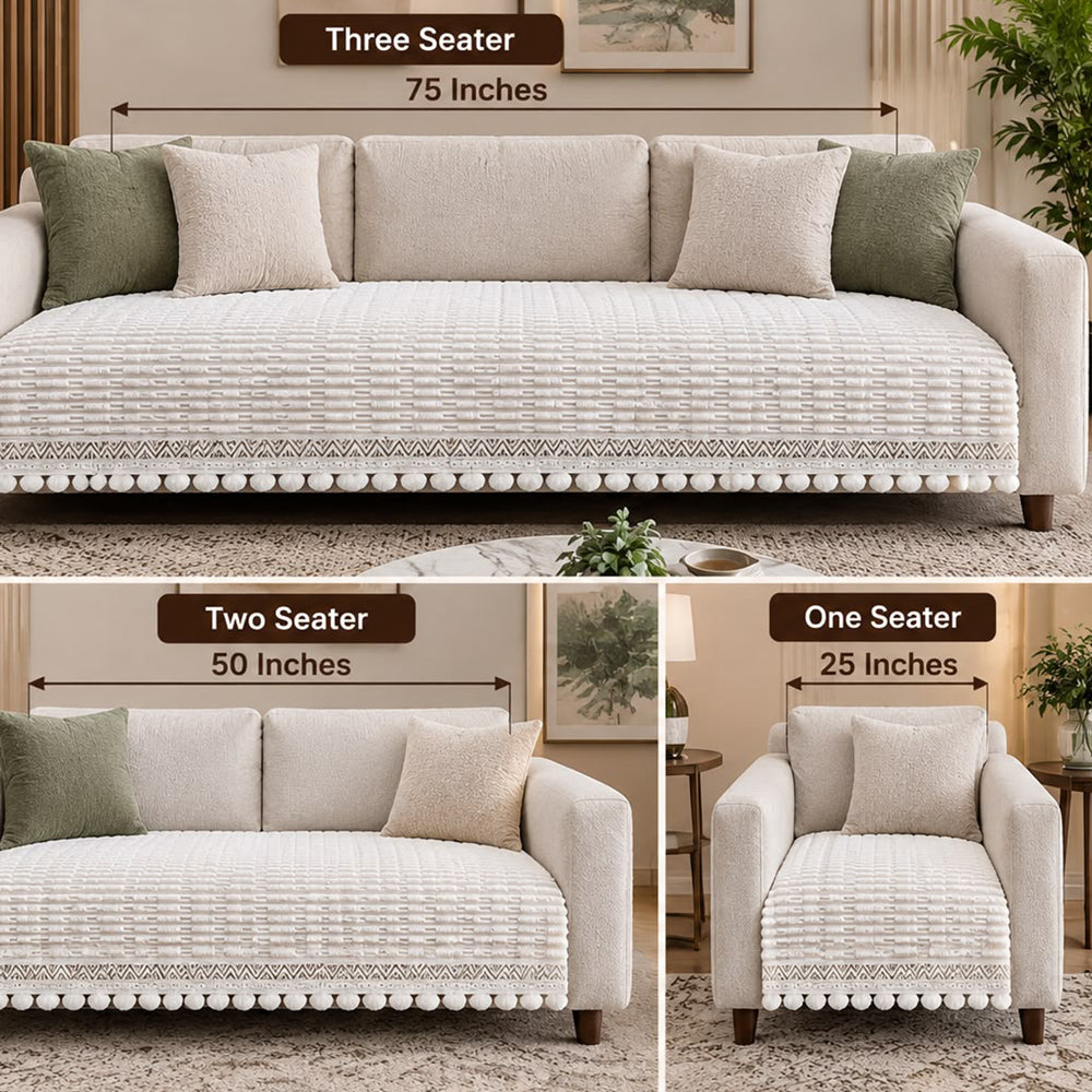 Iris sofa seat cover Cream