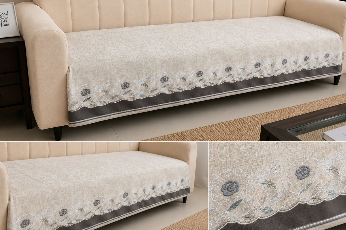 Hoshino Ivory Sofa Cover