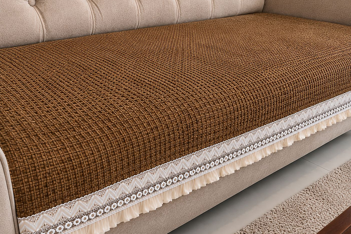 Olivia Coffee Sofa Cover