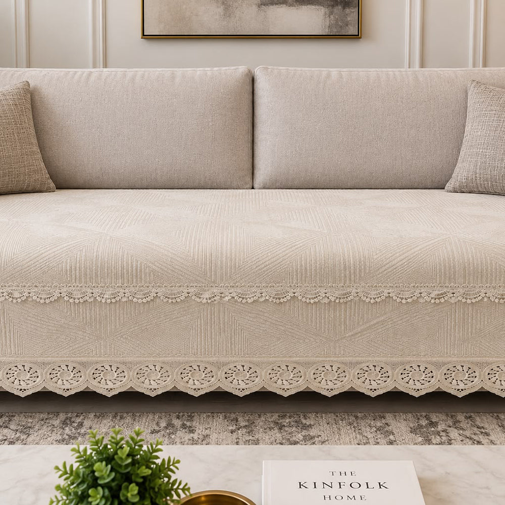 Aspen sofa seat cover ivory