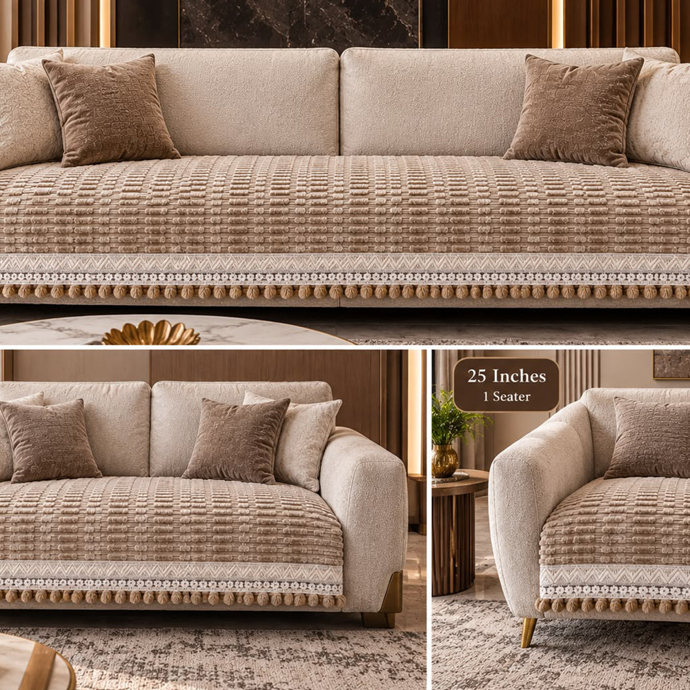 Iris sofa seat cover beige