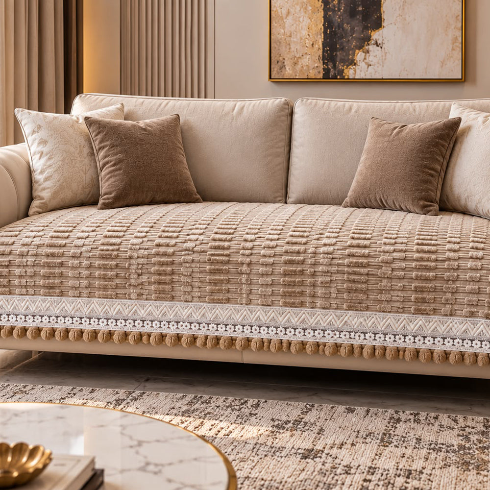 Iris sofa seat cover beige
