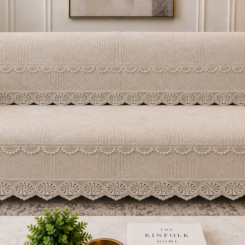 Aspen sofa seat cover ivory