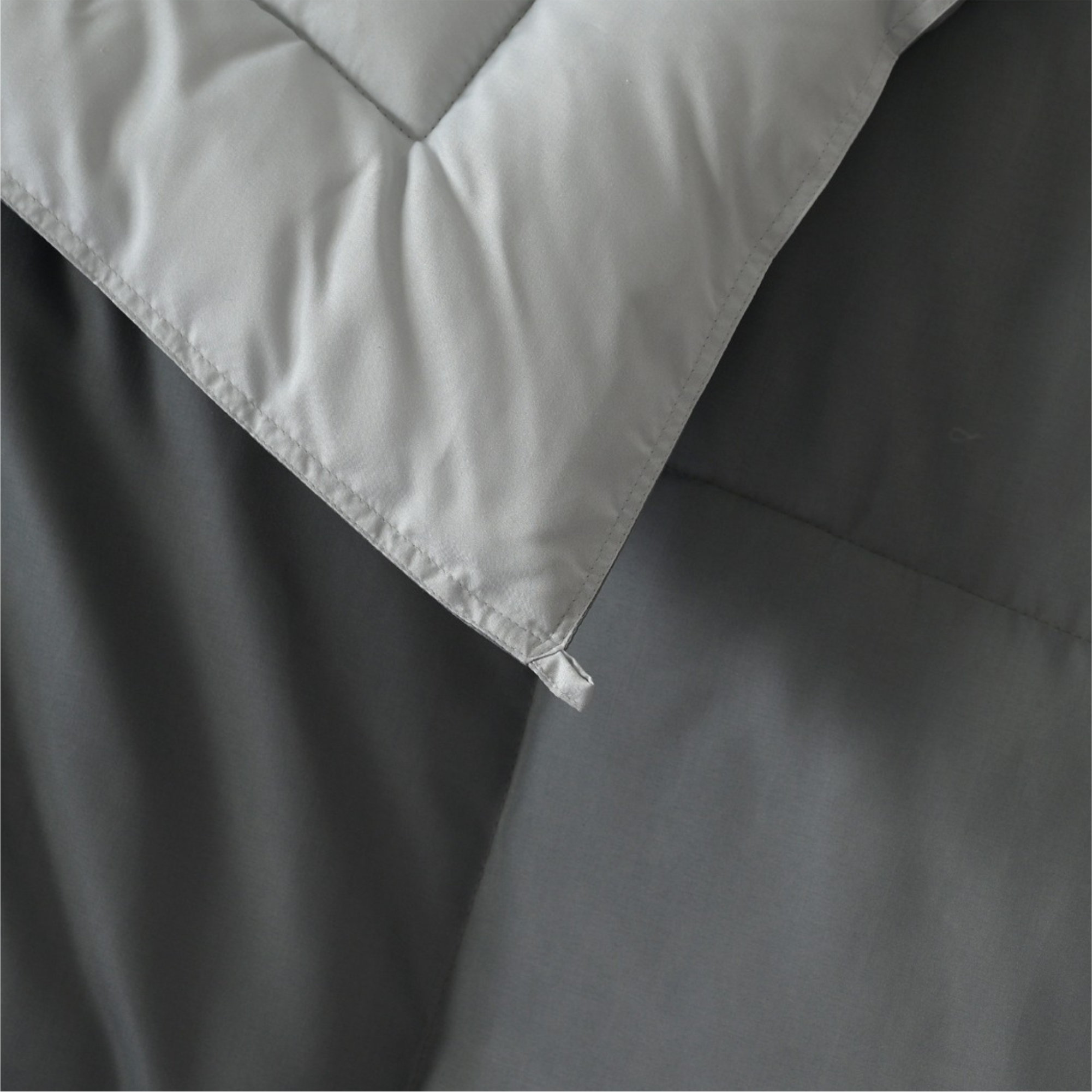 Boston Grey Whisper Reversible Comforter