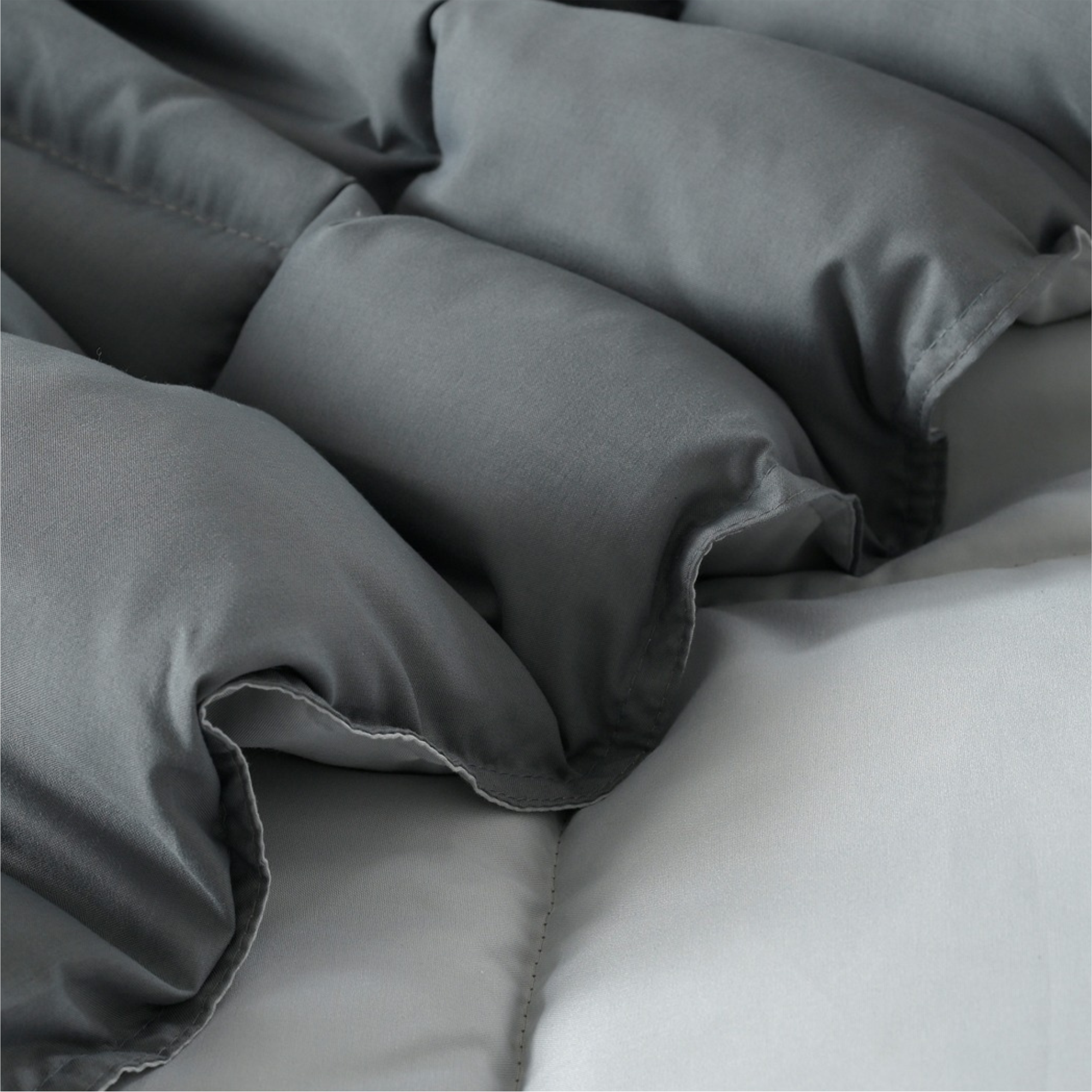 Boston Grey Whisper Reversible Comforter