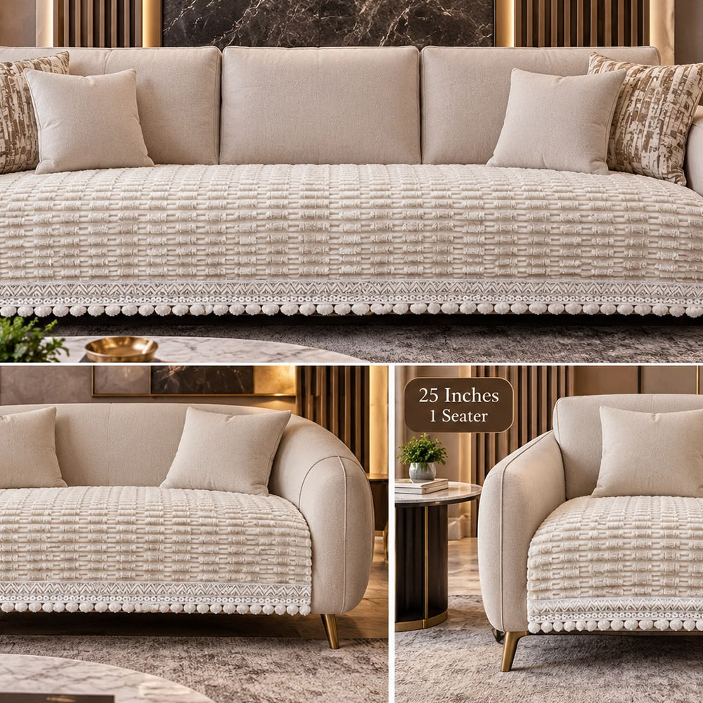 Iris sofa seat cover Ivory