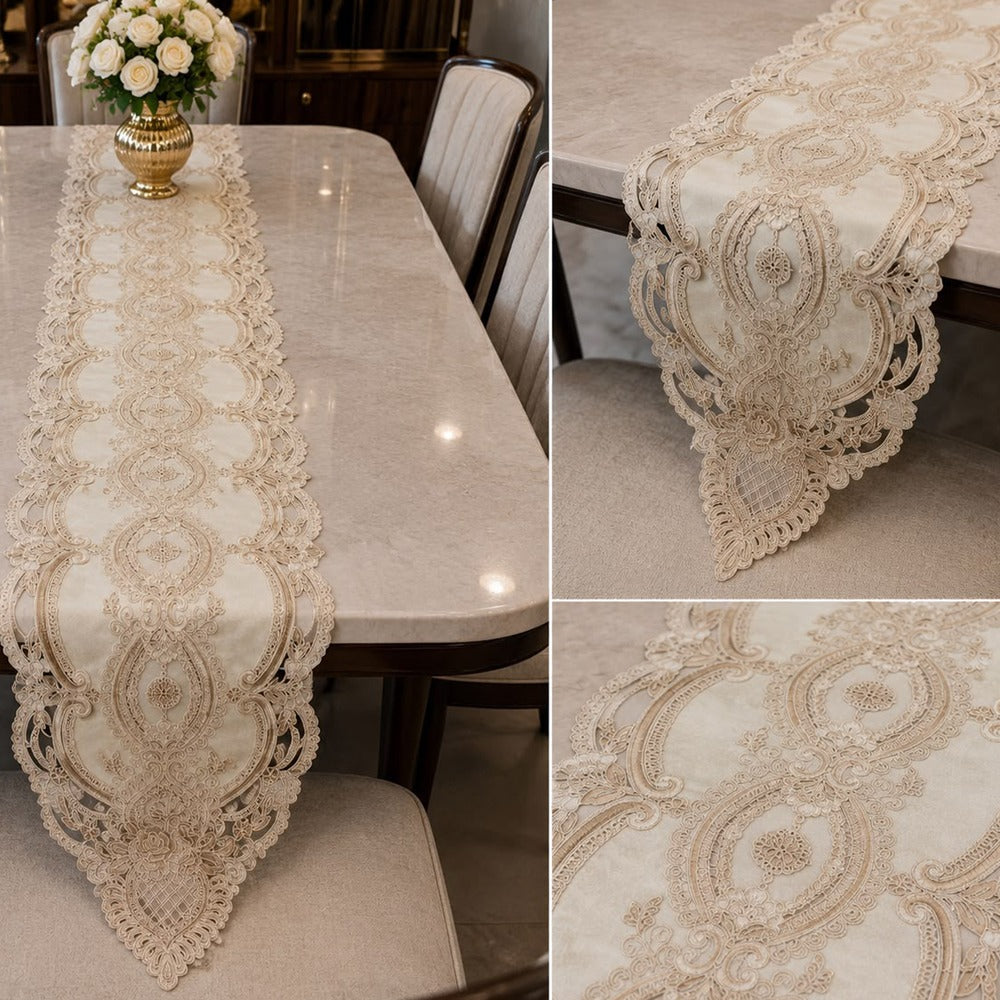 Royal Heritage Lace Table Runner – 16 x 96 Inches